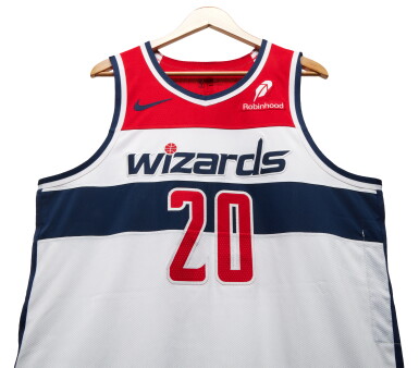 View full screen - View 1 of Lot 34. Alexandre Sarr ‘Rookie Debut’ Washington Wizards 2024-2025 Kia NBA Tip-Off Game Worn Association Edition Jersey | Matched to 2 Games.