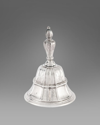 View full screen - View 1 of Lot 672. A Dutch Silver Table Bell, Jan Diederik Pont, Amsterdam, 1755.