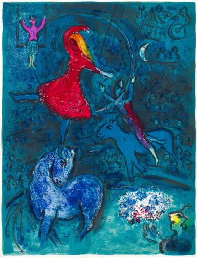 View full screen - View 1 of Lot 24. MARC CHAGALL | LE CIRQUE: ONE PLATE (M. 493; C. BKS. 68).