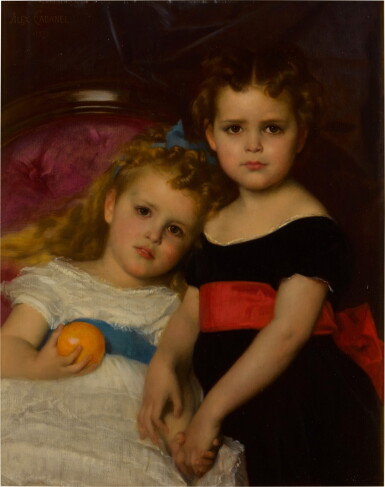 View full screen - View 1 of Lot 417. Portait des deux soeurs.