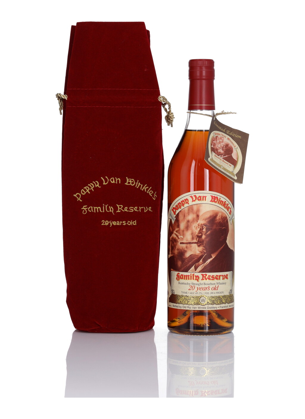 View full screen - View 1 of Lot 567. Pappy Van Winkle's 20 Year Old Family Reserve 90.4 proof NV (1 BT 75cl).