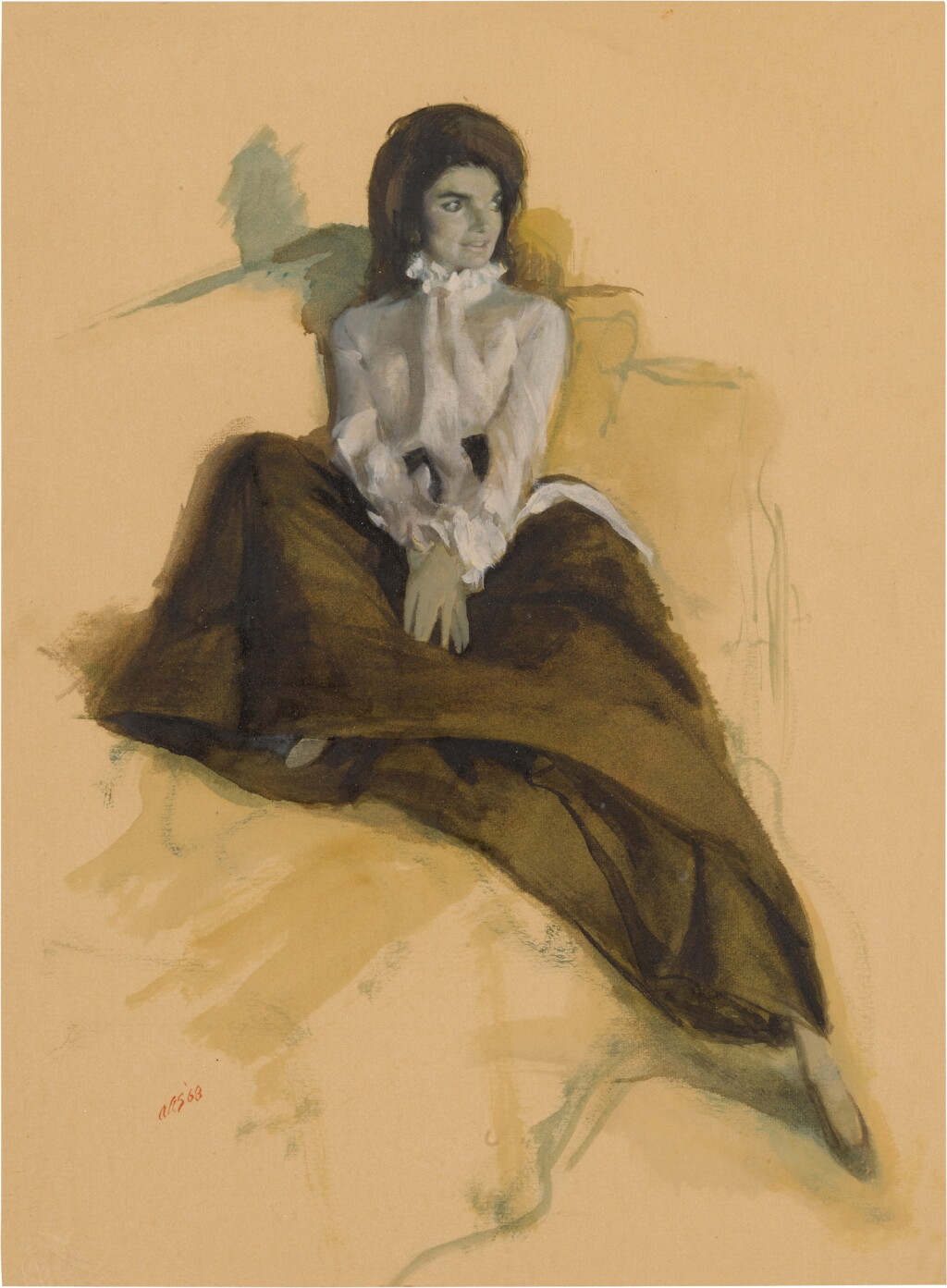全萤幕检视 - 查看64Portrait of Jacqueline Kennedy Onassis的1