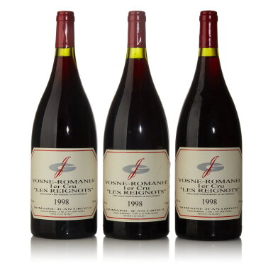 View full screen - View 1 of Lot 206. Vosne Romanée, Aux Reignots 1998 Jean Grivot (6 MAG).