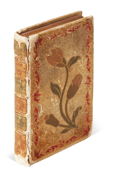 View full screen - View 1 of Lot 287. Oficio de la virgen Maria, Antwerp, Plantin, 1752, contemporary binding with floral onlays.