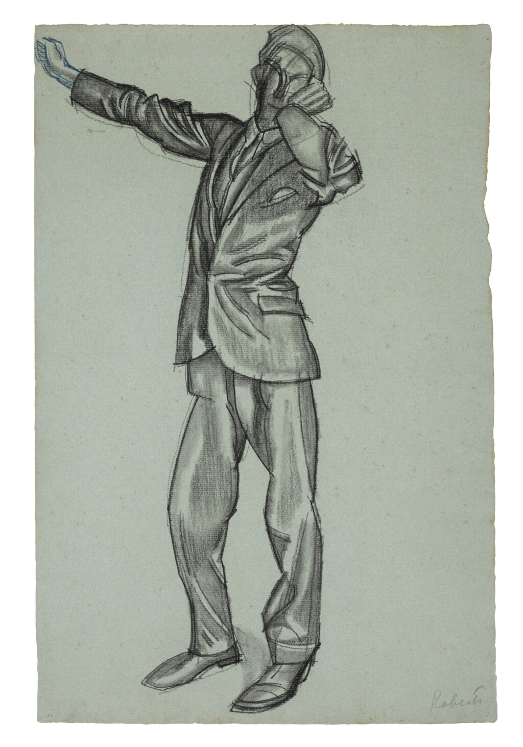 View full screen - View 1 of Lot 190. Stretching Man .