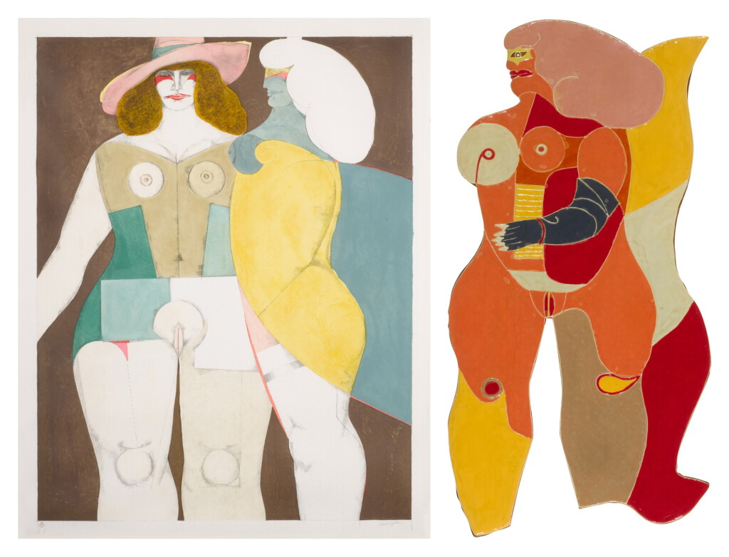View full screen - View 1 of Lot 196. Two women; and Blauer Busenengel.