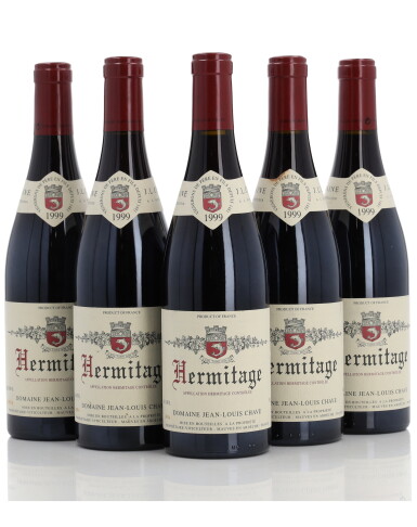 View full screen - View 1 of Lot 1013. Hermitage Rouge 1999 Jean-Louis Chave (5 BT).