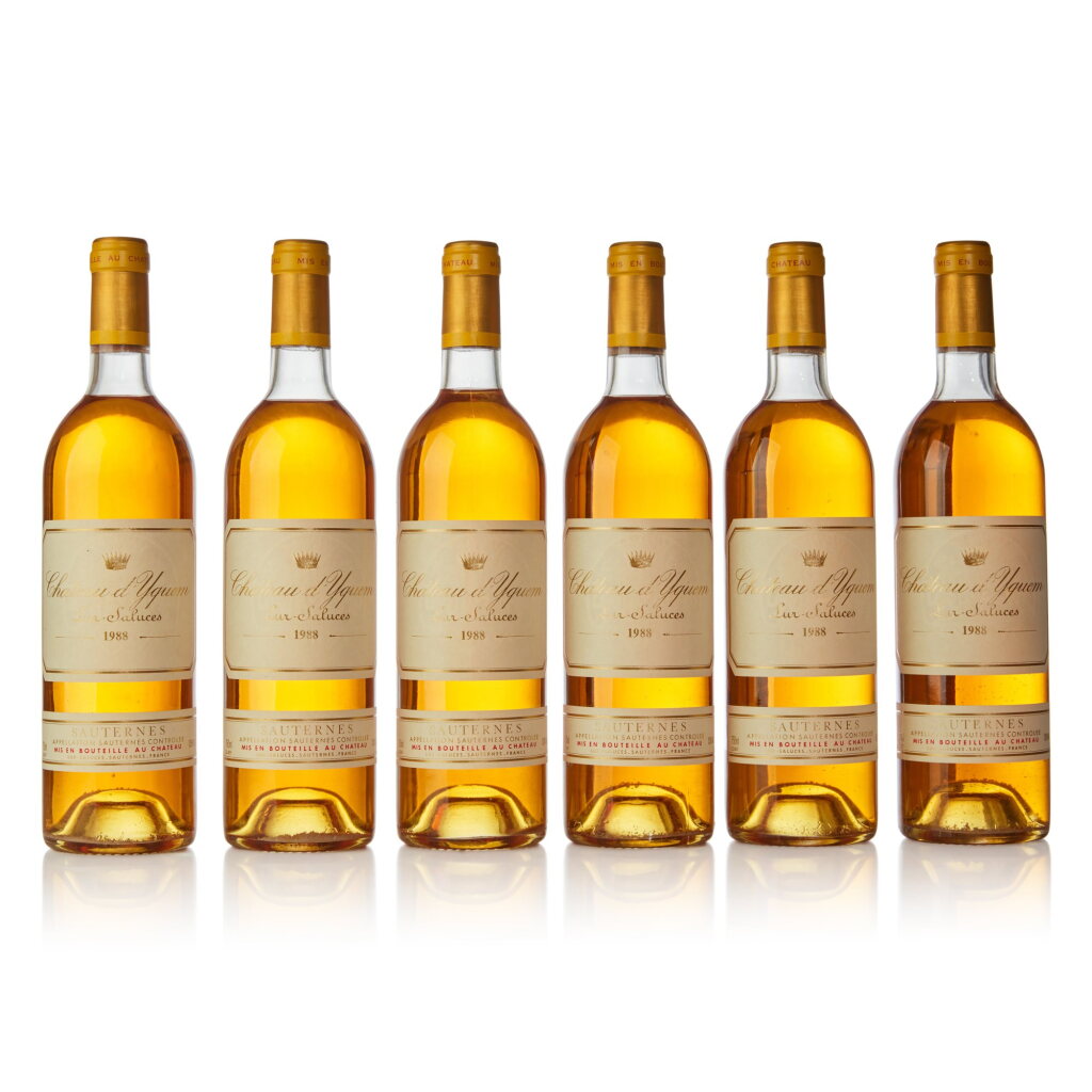 View full screen - View 1 of Lot 1032. Château d'Yquem 1988 (12 BT).