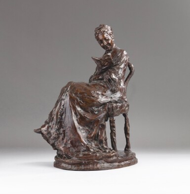 View full screen - View 1 of Lot 38. La Grande Liseuse Assise (Étude).