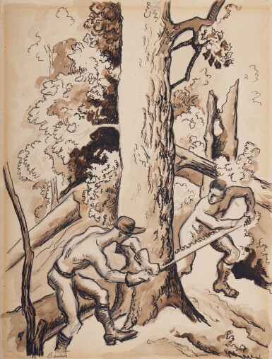 View full screen - View 1 of Lot 462. Loggers (Woodcutters).