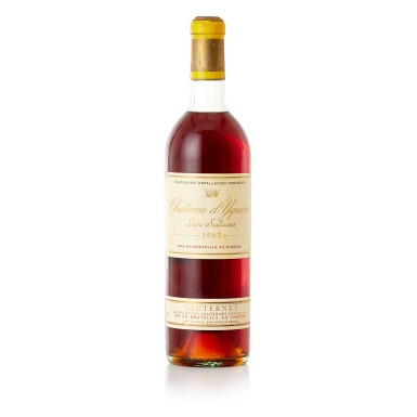 View full screen - View 1 of Lot 5383. Château d'Yquem 1967 (1 BT).