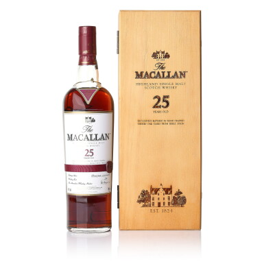 View full screen - View 1 of Lot 3223. The Macallan 25 Year Old Sherry Oak 43.0 abv NV (1 BT70).