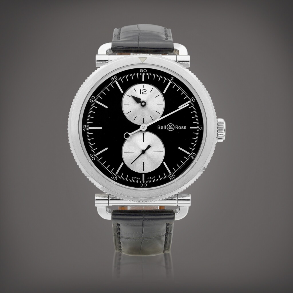 View full screen - View 1 of Lot 942. Reference BRWW2-REG-BS/SCR | A stainless steel wristwatch with regulator dial, Circa 2015 | 型號 BRWW2-REG-BS/SCR | 精鋼腕錶,備規範指針錶盤,約2015年製.