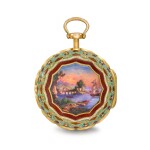 A gold and enamel pair cased verge watch made for the Ottoman market 1813-14, no. 41854