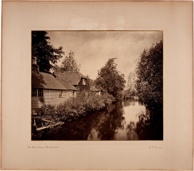 View full screen - View 1 of Lot 148. Benjamin Brecknell Turner | The Mill Stream, Boulter's Lock, circa. 1880s.