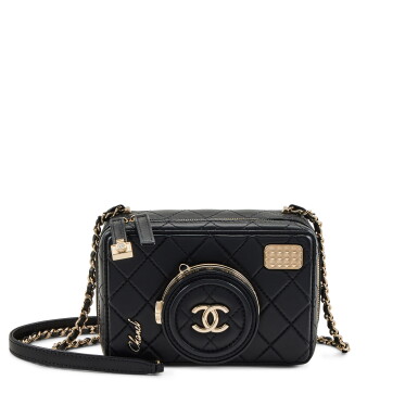 View full screen - View 1 of Lot 158. Black Quilted Lambskin Coco Click Pale Gold Hardware, 2024.