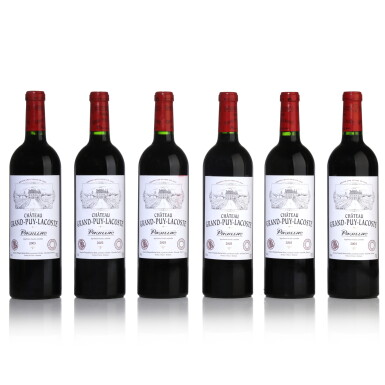 View full screen - View 1 of Lot 138. Château Grand Puy Lacoste 2003 (12 BT).