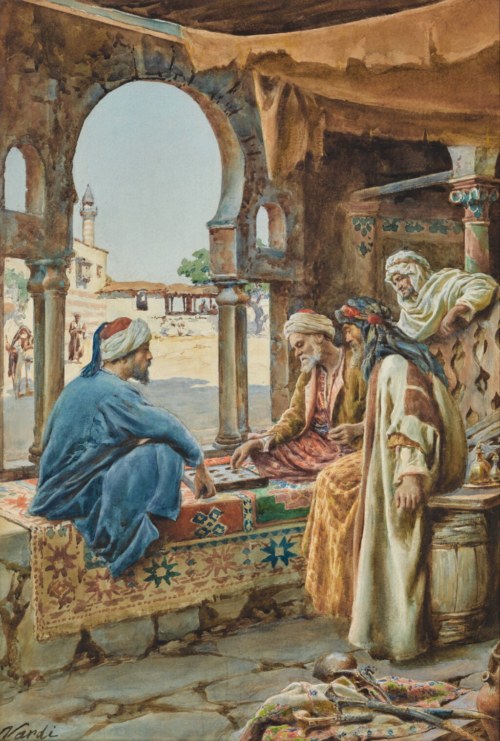 View full screen - View 1 of Lot 54. FRANÇOIS NARDI | THE GAME OF DRAUGHTS.