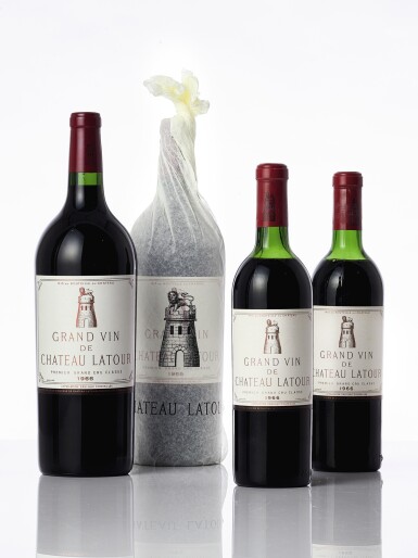 View full screen - View 1 of Lot 6124. Château Latour 1966 (8 BT).