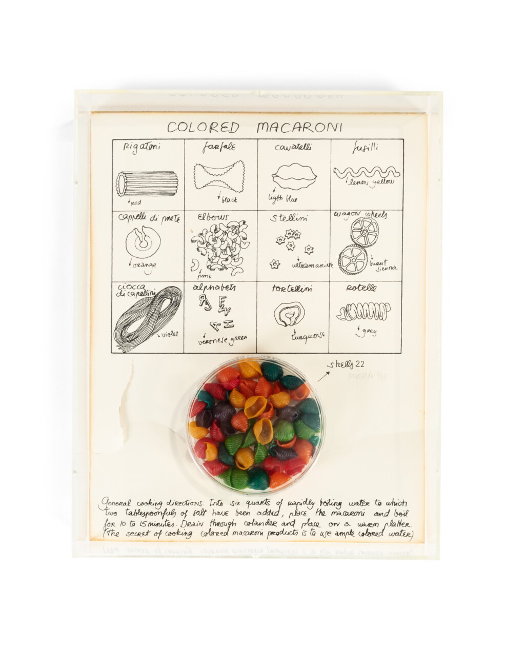 View full screen - View 1 of Lot 290. Colored Macaroni.