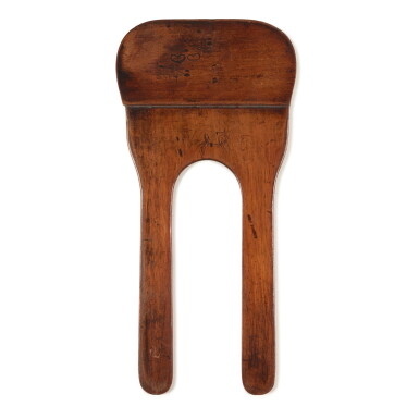 View full screen - View 1 of Lot 74. A Victorian boxwood folio or ledger place-holder, second half 19th century.