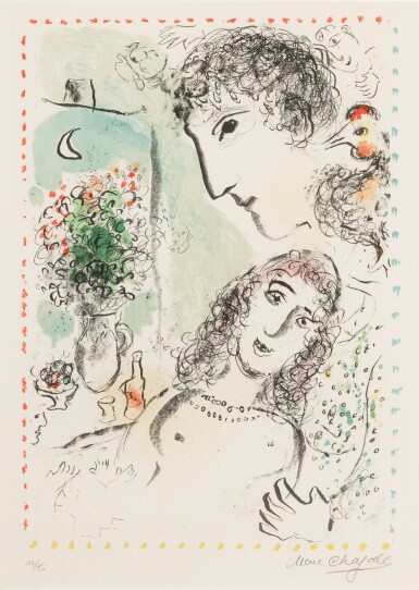 View full screen - View 1 of Lot 159. MARC CHAGALL | TENDERNESS (M. 1020).