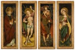 Saint Wolfgang of Regensburg; Saint Sebastian; Saint Christopher; and the Magdalene