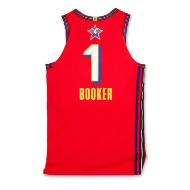 View full screen - View 1 of Lot 67. Devin Booker ‘NBA All-Star’ Prototype Jersey.