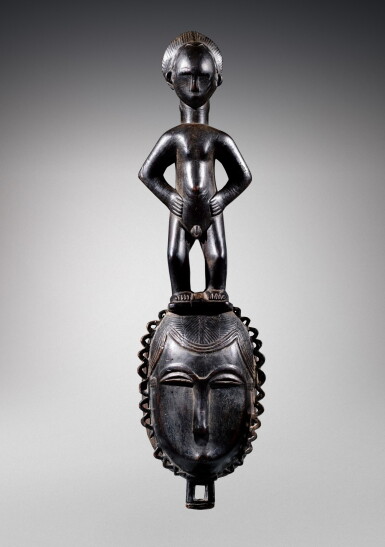 View full screen - View 1 of Lot 31. Masque, Yauré, Côte d'Ivoire | Yaure mask, Côte d'Ivoire.