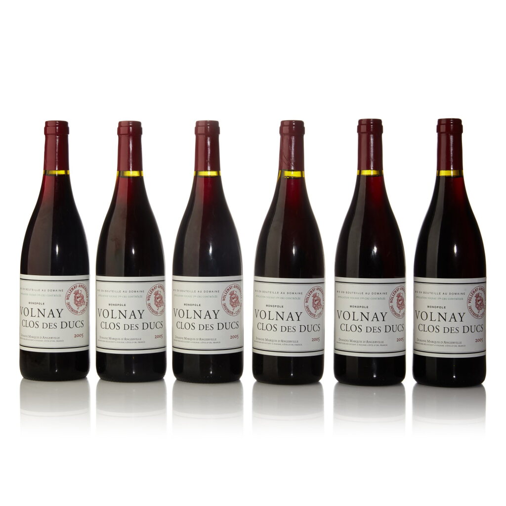 View full screen - View 1 of Lot 65. Volnay, Clos des Ducs 2005 Marquis d'Angerville (6 BT).