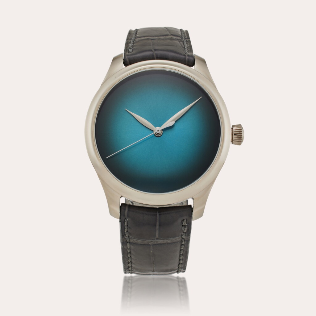 View full screen - View 1 of Lot 316. Reference 1200-0206 Endeavour Centre Seconds 'Unique Double Hairspring' | A limited edition white gold automatic wristwatch, Circa 2019.