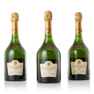 View full screen - View 1 of Lot 6219. Taittinger, Comtes de Champagne, Blanc de Blancs 1995 (6 BT).