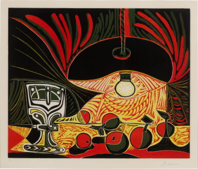 View full screen - View 1 of Lot 31. Nature morte au verre sous la lampe (Bloch 1101; Baer 1312).