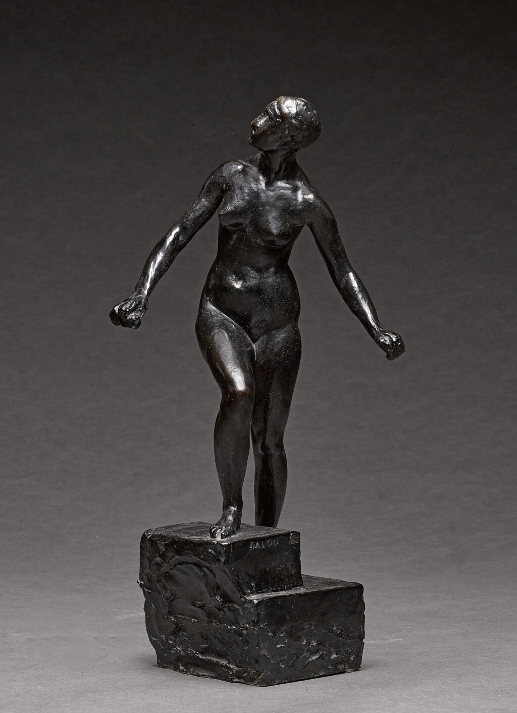 View full screen - View 1 of Lot 60. AIMÉ-JULES DALOU | ÉTUDE DE FEMME POUR LA RÉPUBLIQUE OU LA LIBERTÉ (SKETCH OF A WOMAN FOR THE REPUBLIC OR FREEDOM).