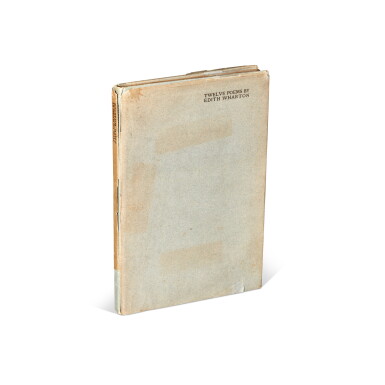 View full screen - View 1 of Lot 400. Edith Wharton | Twelve Poems, London, 1926, first English edition, number 23 of 130 signed copies.