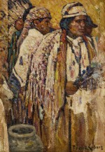 Indians in Ceremonial Robes