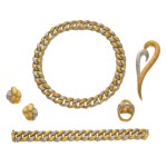 Gold and Platinum Suite of Jewels