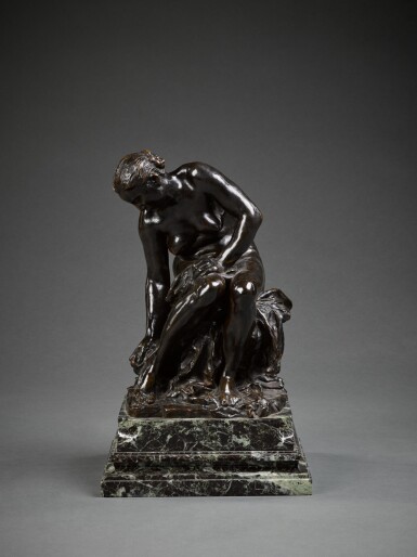 View full screen - View 1 of Lot 23. La baigneuse s’essuyant le pied droit (Bather drying her right foot).