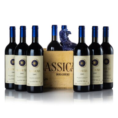 View full screen - View 1 of Lot 555. Sassicaia 1997 (9 BT).
