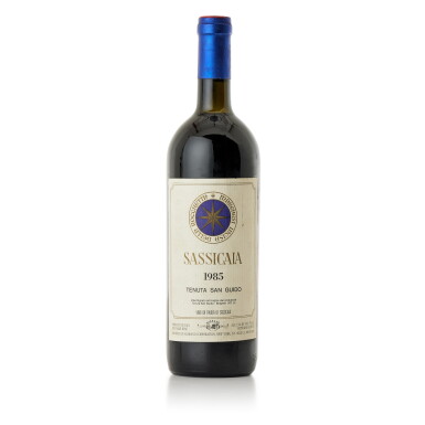 View full screen - View 1 of Lot 8303. Sassicaia 1985 (1 BT).