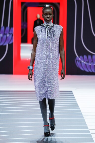 prada organza dress Prada
