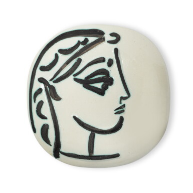 View full screen - View 1 of Lot 58. Profil de Jacqueline (A. R. 383).
