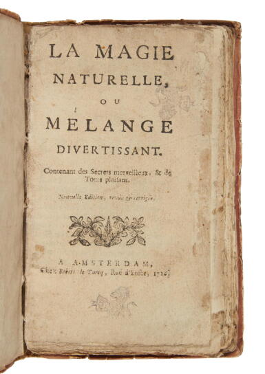 View full screen - View 1 of Lot 433. La magie naturelle | A melding of magic and science.