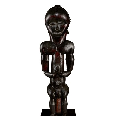 View full screen - View 1 of Lot 173. FANG-BETSI MALE ANCESTOR STATUE FROM A RELIQUARY ENSEMBLE, GABON.