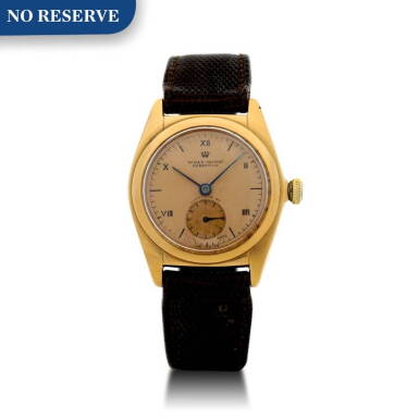 View full screen - View 1 of Lot 93. ROLEX | REFERENCE 3131 BUBBLEBACK A YELLOW GOLD WRISTWATCH, CIRCA 1938.