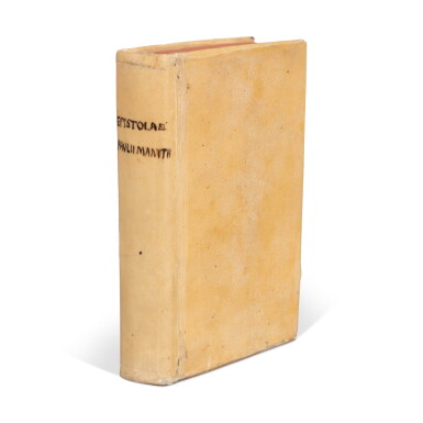 Manuzio, Epistolarum libri IIII, Venice, Paolo Manuzio, 1560, modern