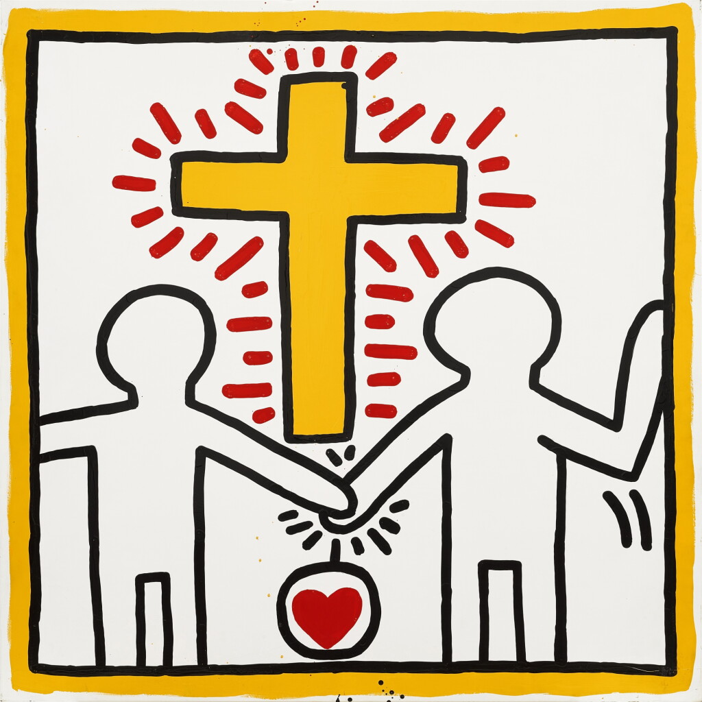 View full screen - View 1 of Lot 51. Keith Haring 凱斯 · 哈林 | Untitled 無題.