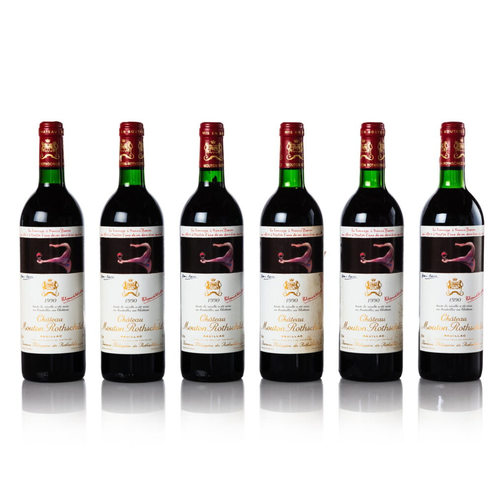 View full screen - View 1 of Lot 153. Château Mouton Rothschild 1990 (12 BT).