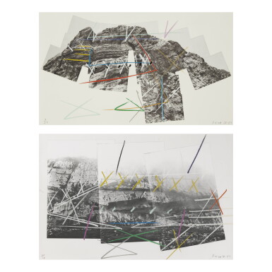 View full screen - View 1 of Lot 195. MICHAEL HEIZER | SWISS SURVEY #1; AND SWISS SURVEY #2.