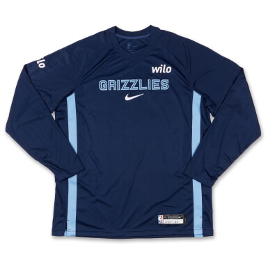 View full screen - View 1 of Lot 57. Jaylen Wells Memphis Grizzlies 2025-2026 'Rising Stars' Worn Warmup Top.